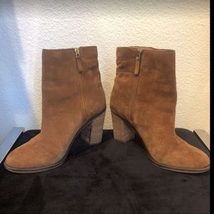 Franco Sarto Suede Booties